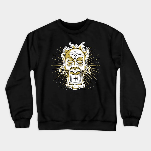 Fire God Crewneck Sweatshirt by OsFrontis